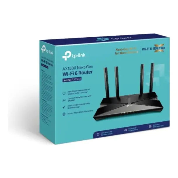 Router Tp-link Archer Ax1500 Gigabit Wifi 6 Doble Banda