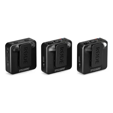 Microfono Rode Wireless Go 3gen Duo 2,4 Ghz Negro