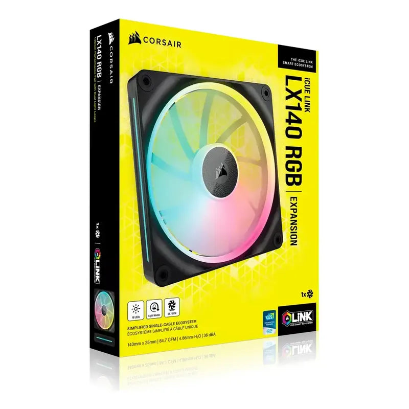 Corsair Icue Link Lx140 Rgb Cúpula Magnética Individual