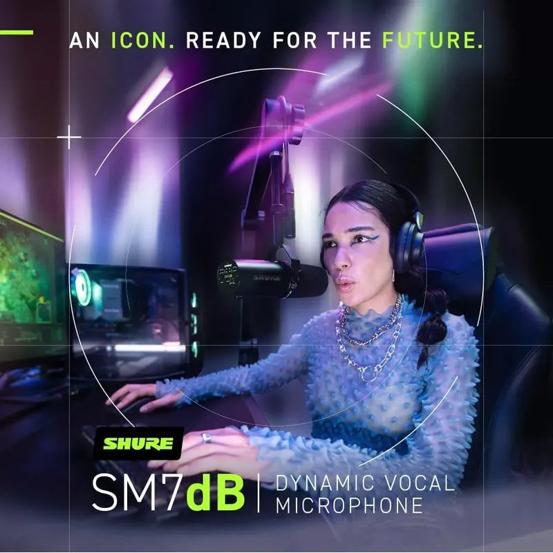 Micrófono Vocal Dinámico Shure Sm7db Compra Dircta Marca Usa