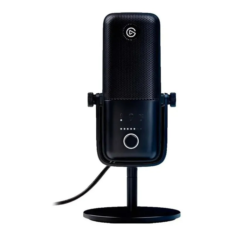 Micrófono Profesional Elgato Wave 3 Para Streaming Usb Negro