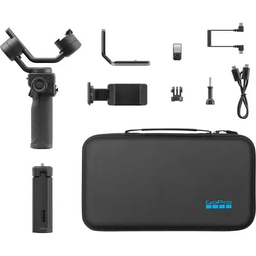 Estabilizador Gopro Fluid Pro Ai Para Camaras Y Telefono Gris Oscuro