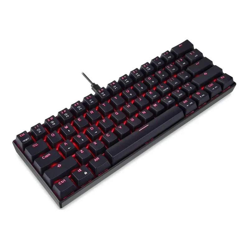Teclado Mecanico Motospeed Ck61 60% Rgb Gaming Blue Switch Negro