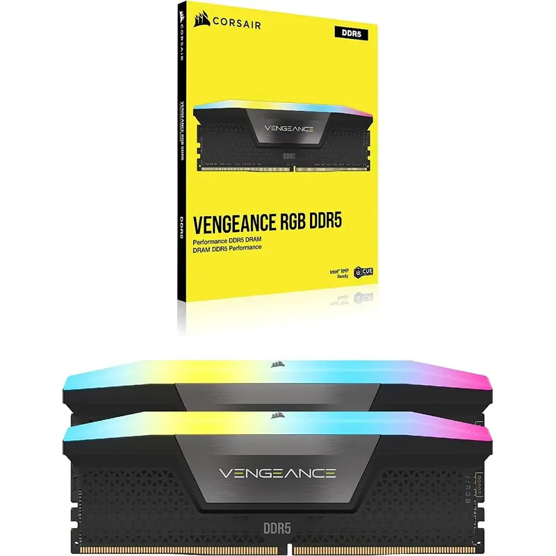 Memoria Ram Corsair Vengeance Rgb Ddr5 32gb 2x16gb 6400mhz
