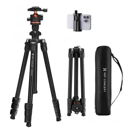 Tripode K&f Concept K234a3 De 70 Para Camaras Dslr Negro