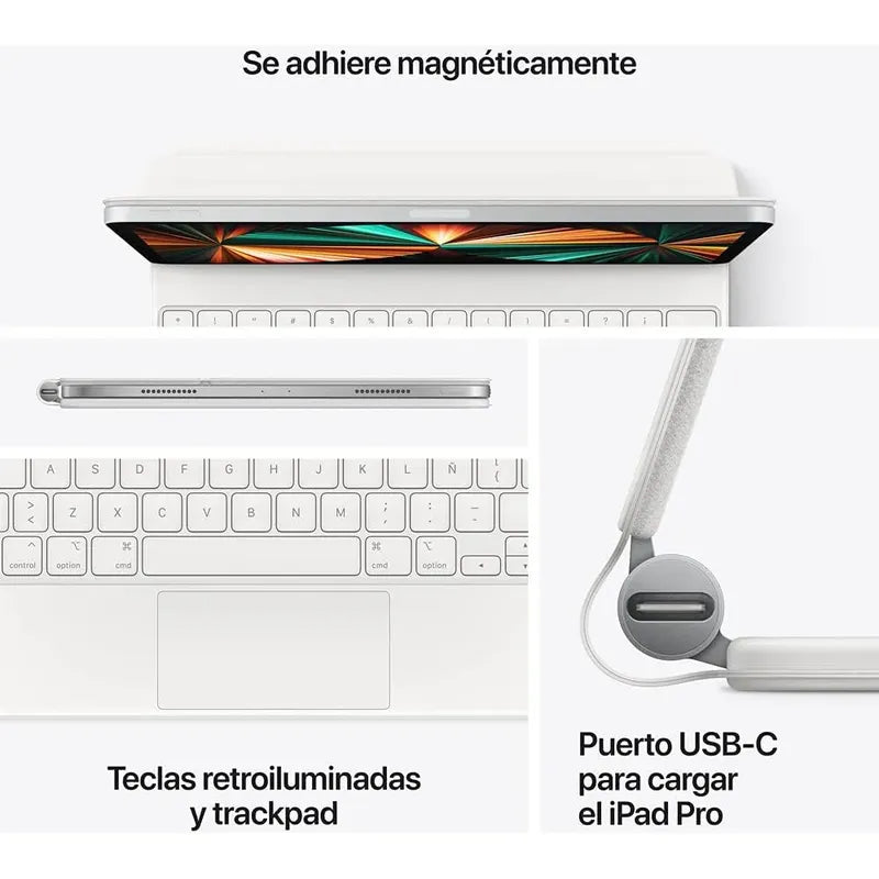 Apple Magic Keyboard Teclado iPad Pro11/iPad Air Español Blanco