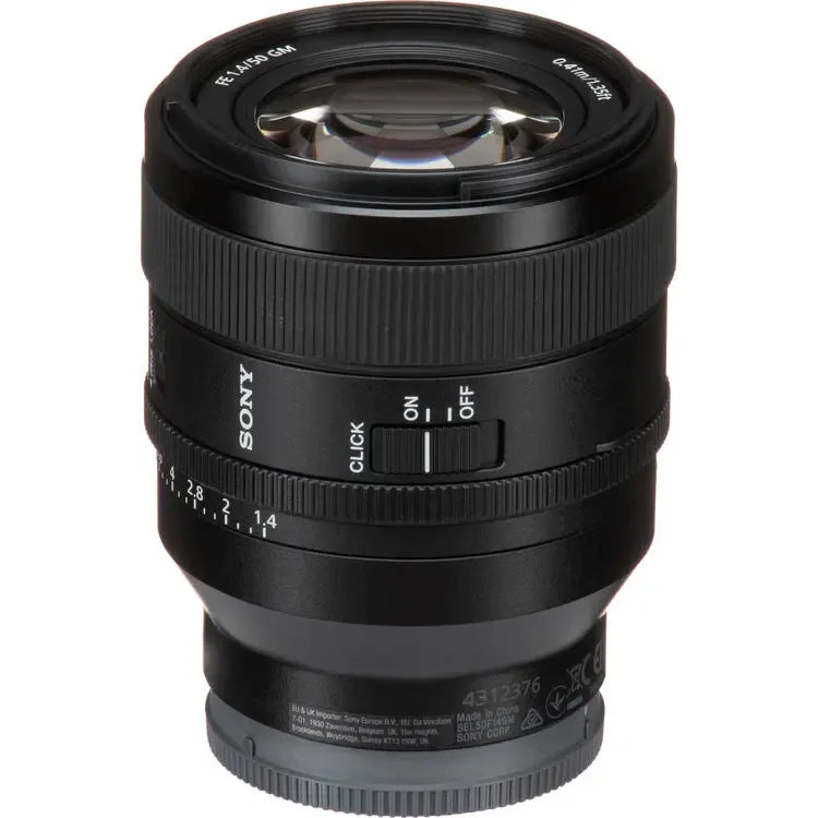Lente Sony Fe 50mm F/1.4 Gm Sony E Negro