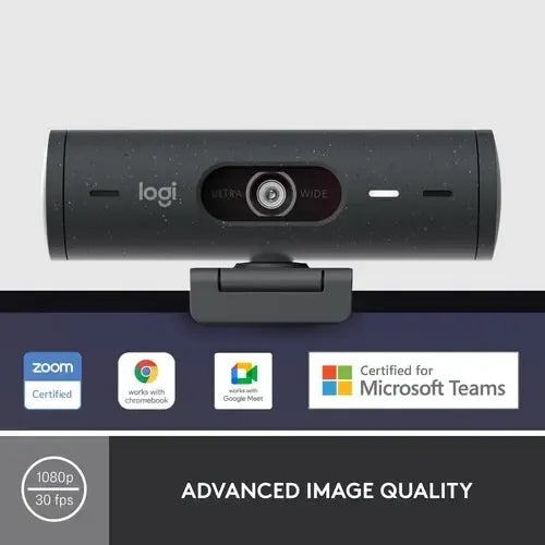 Cámara Web Logitech Brio 500 Full Hd 1080p