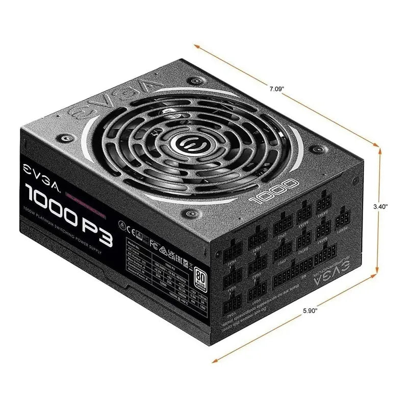 Fuente De Poder Evga 1000w P3 Platinum Negro