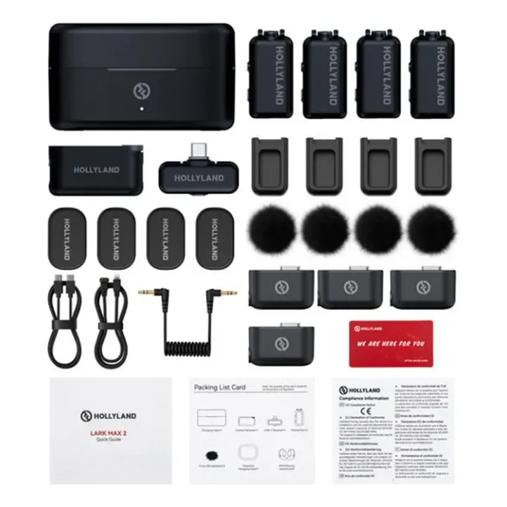 Hollyland Lark Max 2 Combo 4-personas Wireless