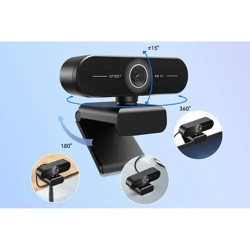 Cámara Web Emeet Smartcam C60e 4k Negro