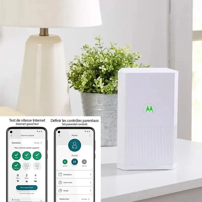 Router Motorola Mesh Wi-fi Tri-band Ac2200