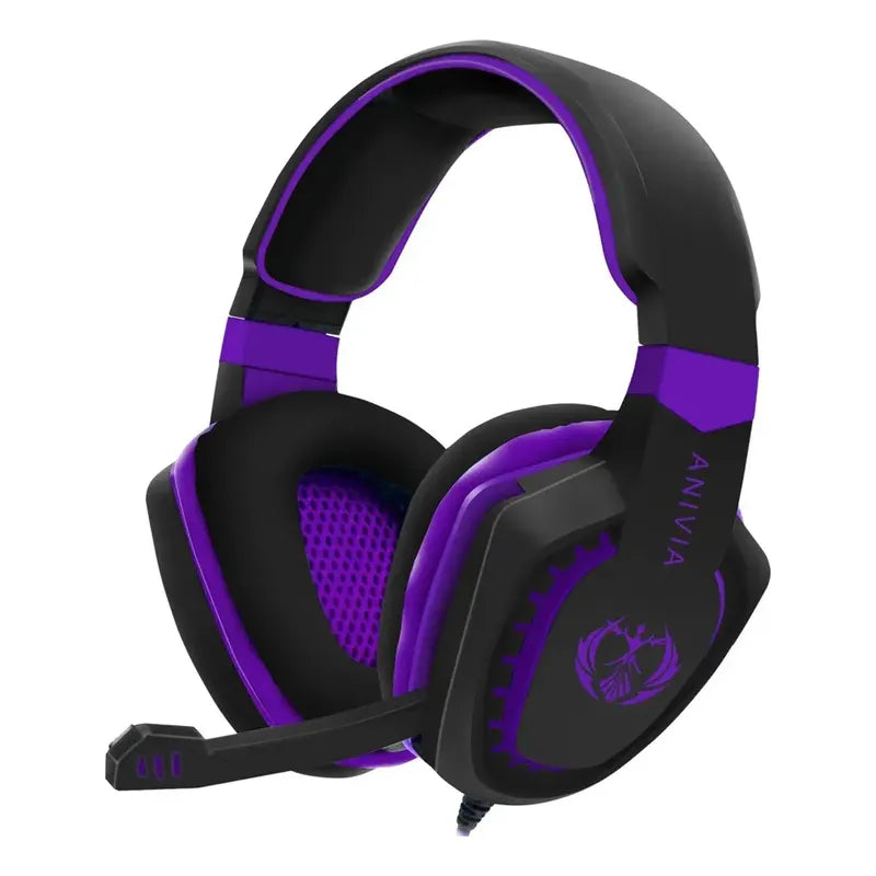 Audifono Anivia Ah28 Co Aislamiento D Ruido Pc Mac Ps4 Mobil Negro
