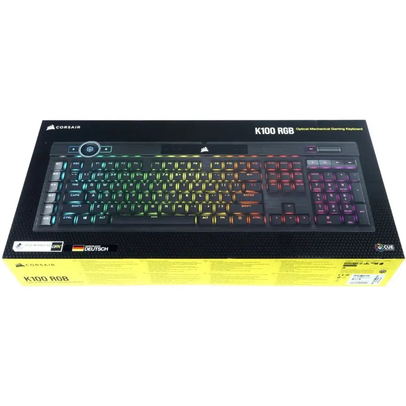 Teclado Gamer Corsair K100 Rgb Mecánico Cherry Mx Speed