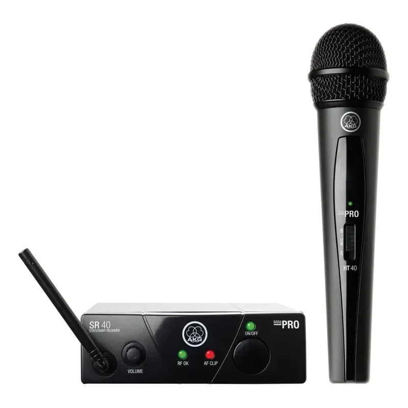 Sistema De Micrófono Inalámbrico Akg Wms40 Vocal Set Negro