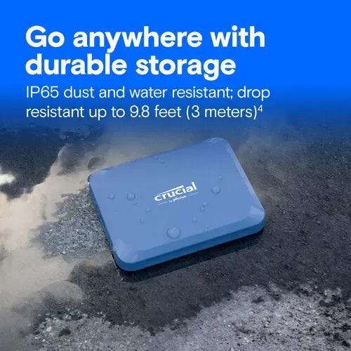 Disco Ssd Portatil Crucial X10 8tb Usb 3.2gen 2x2 2,100mb/s