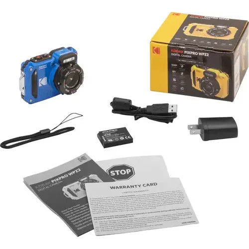 Camara Digital Kodak Pixpro Wpz2 Bundle Pack Azul