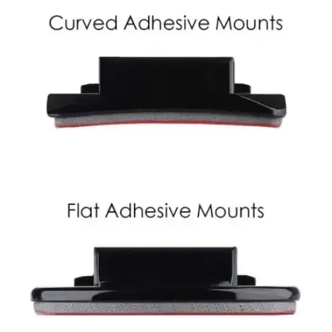 Pade 8 Almohadillas Adhesivas Planas Y Curvas 3m Para Gopro Negro