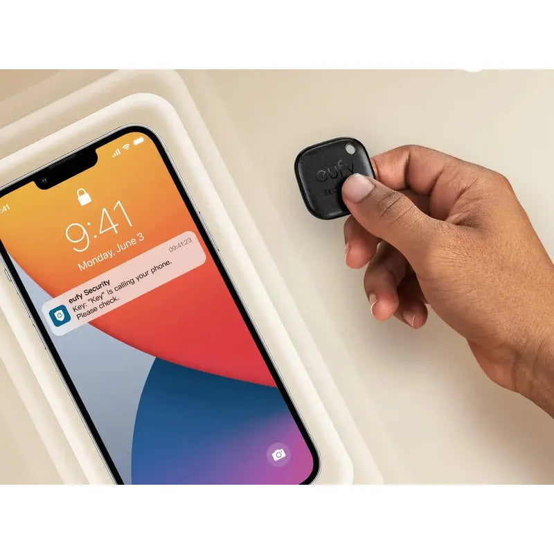 Rastreador Eufy Gps Bluetooth Localizador Negro