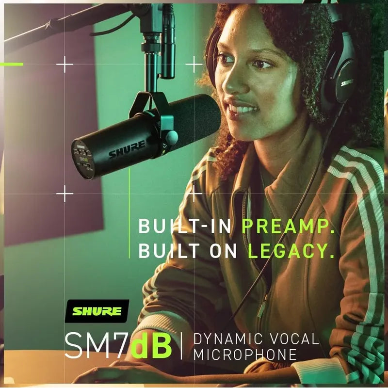 Micrófono Vocal Dinámico Shure Sm7db Compra Dircta Marca Usa