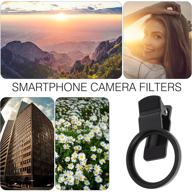 Kit De 3 Filtros Nd Tiffen + Clip De Celular Smallrig 52mm