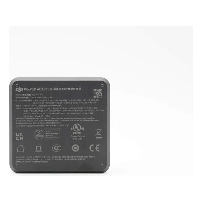 Adaptador De Corriente Dji 100w Dual Usb-c