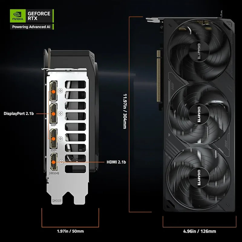 Tarjeta De Video Gigabyte Nvidia Geforce Rtx 5080 16gb Oc