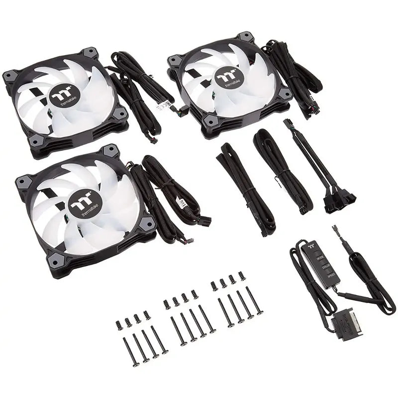 Thermaltake Rgb Fan X 3 Pack+ Controlador Obsequio