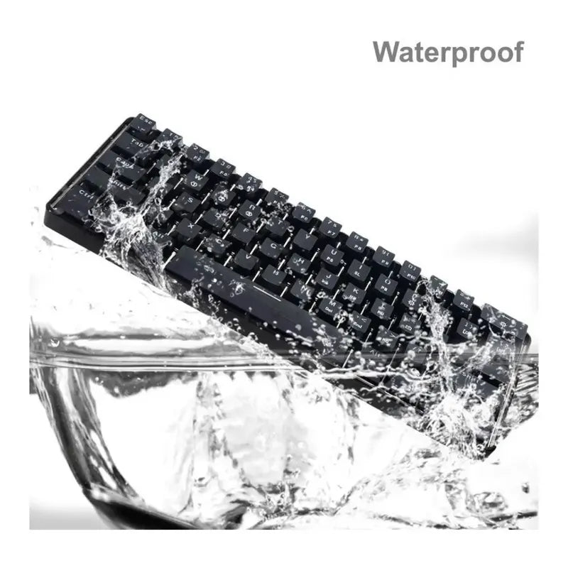 Teclado 60% Mecánico Gk61 Gaming Rgb Switch Brown Pc Ps4