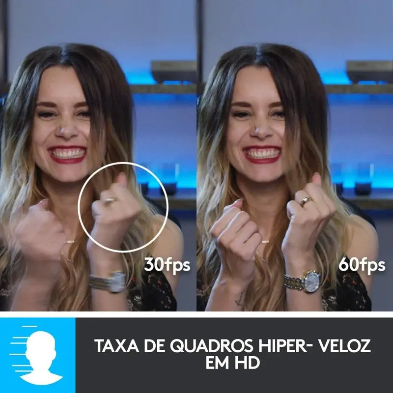 Cámara Logitech C922 Pro Hd Stream Webcam+ Tripode Negro