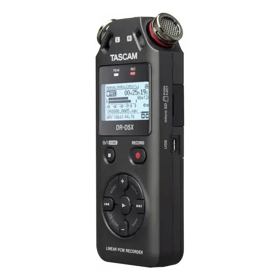 Grabadora De Audio Portátil Tascam Dr-05x 2 Input / 2 Track