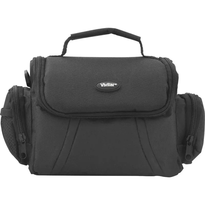 Bolso Mediano Vivitar Para Camara Profesional Negro