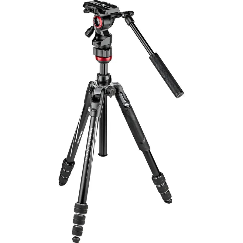 Tripode Manfrotto Befree Live Con Palanca Y Cabezal De Vídeo Negro