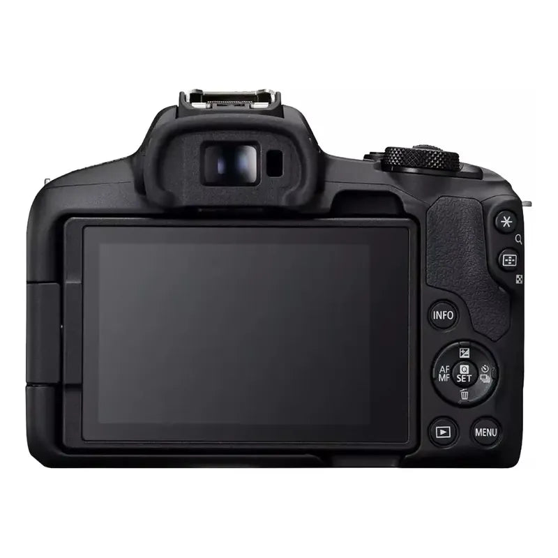 Cámara Canon Eos R50 + Lente 50mm Rf Kit + Tripode Y Mic Negro
