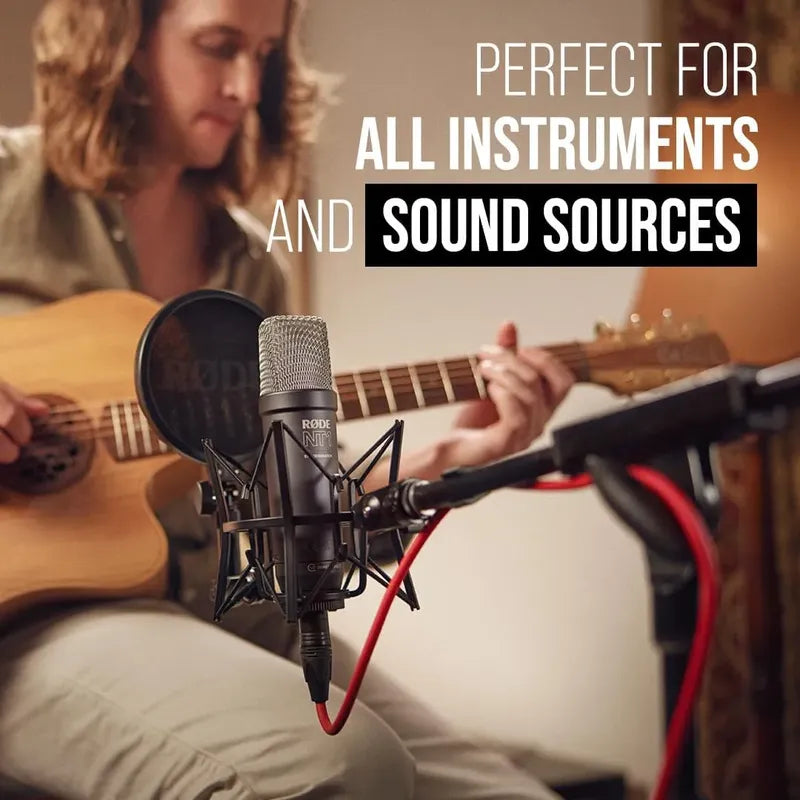 Røde Nt1 5th Gen, Micrófono De Condensador Xlr Y Usb Negro