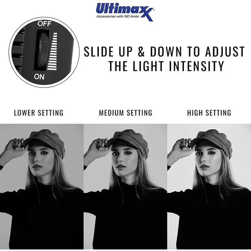 Kit De Luces Ultimaxx Para Redes Sociales, Vlogging Studio