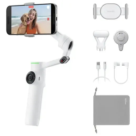 Estabilizador De Cardan Insta360 Flow 2 Pro Creator Kit Gris
