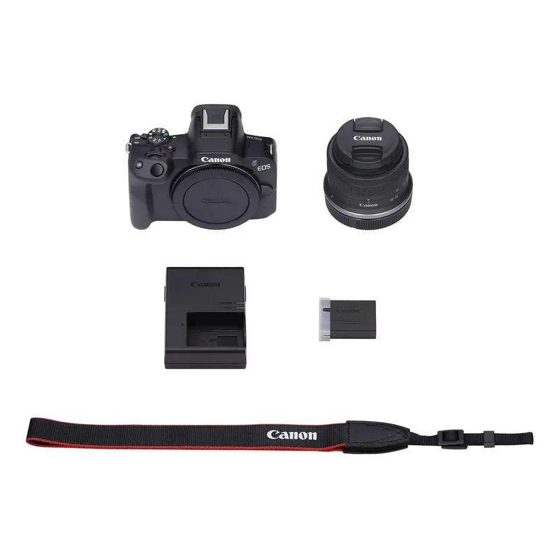 Canon Eos R50 Mirrorless Digital+ Lente Rf-s 18-45mm Is Stm Negro