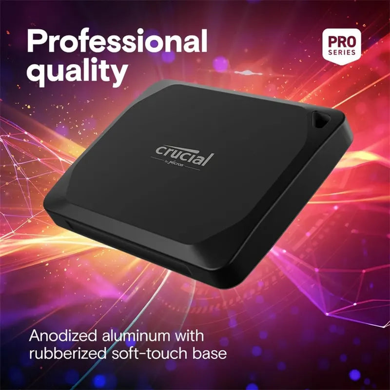 Disco Portatil Crucial X10 Pro 2tb 2100mb/s Res. Agua/polvo Negro