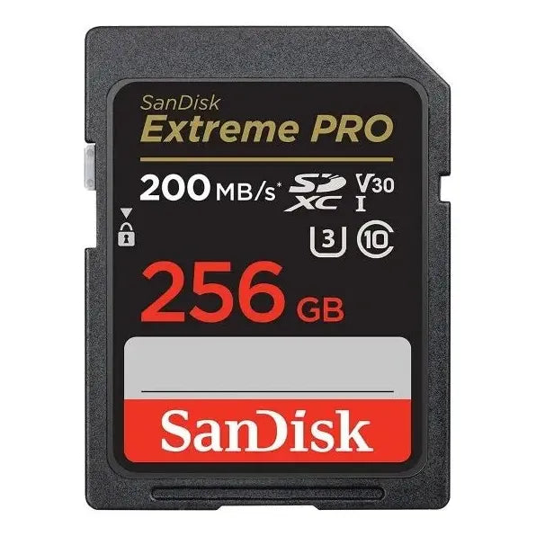 Memoria Sandisk Extreme Pro Sdhc Uhs-i 256gb 200mb/s
