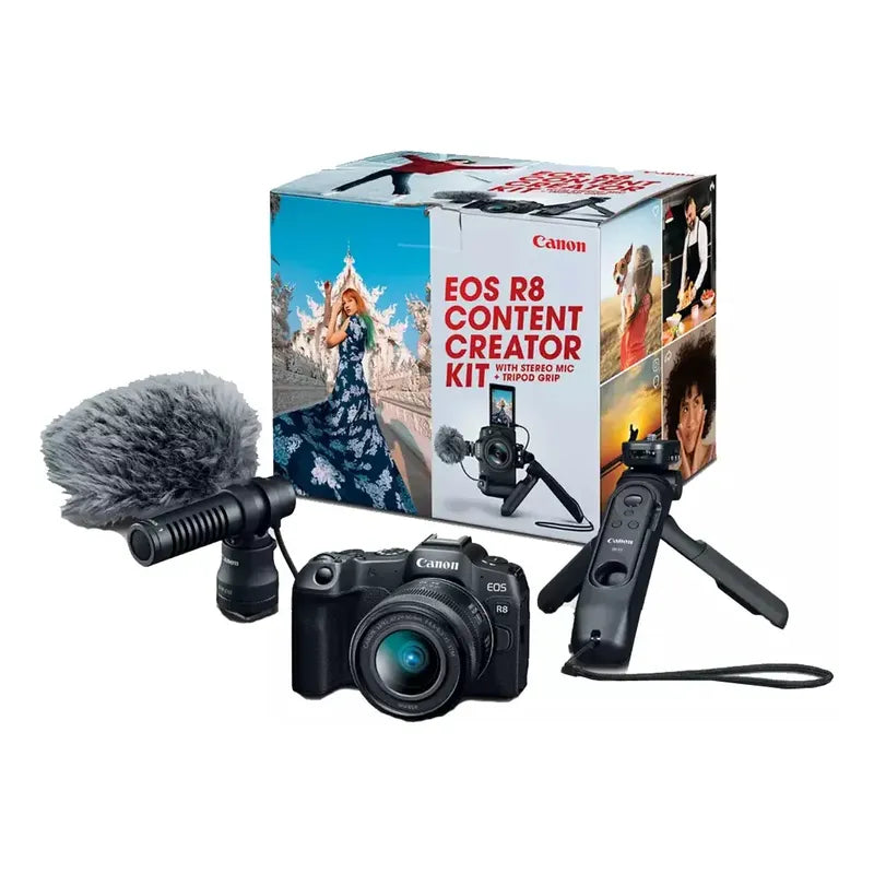 Cámara Canon Eos R8 Creator Kit 24-50 Mm Color Negro Bcv Negro