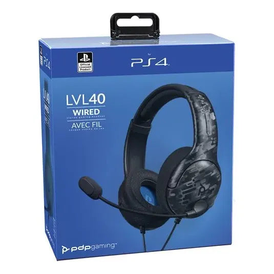 Audífonos Pdp Lvl 40 Gaming Monoaural Ps4 Gris