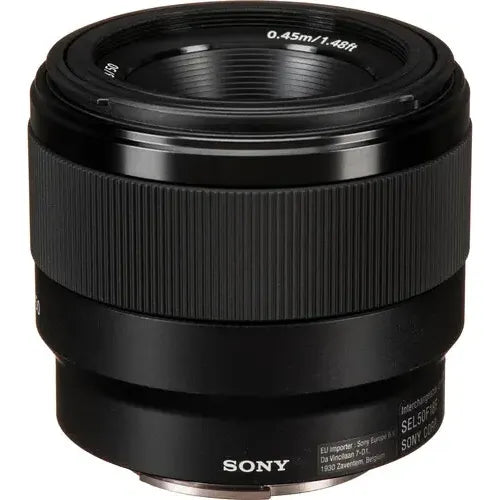 Lente Sony Fe 50mm F/1.8 Lens Montura E Negro
