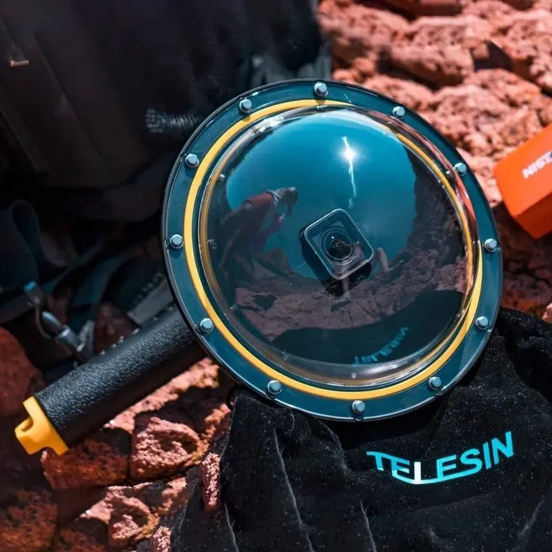 Domo Telesin 6'' 30m Gatillo De Agarre Para Gopro 8 Black