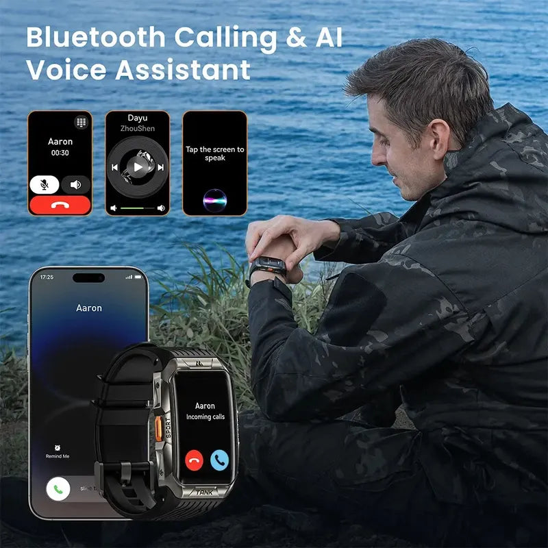 Reloj Inteligente Kospet Tank X2 Gps Para Hombre Ip69 Bcv