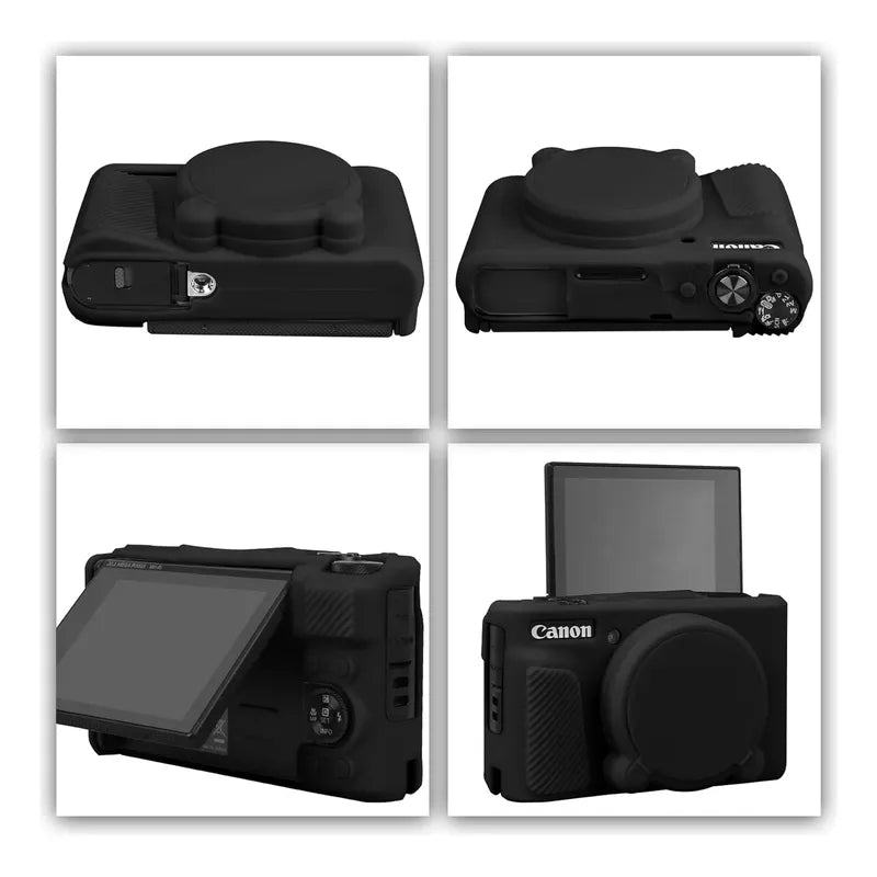Funda De Cámara Digital Canon Powershot Sx740/sx730 Negro