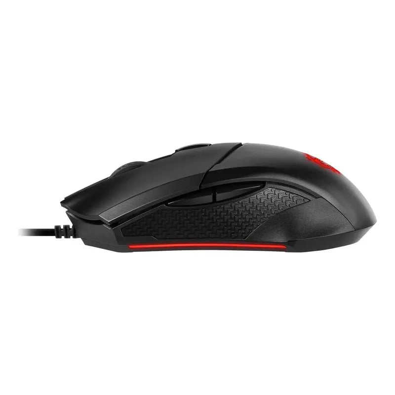 Mouse Msi Clutch Gm08 4200 Dpi Led Rojo Negro