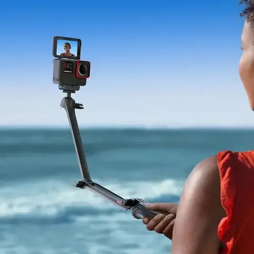 Montaje Múltiple Insta360 3 En 1 Tripode Palo Selfie Y Brazo Negro