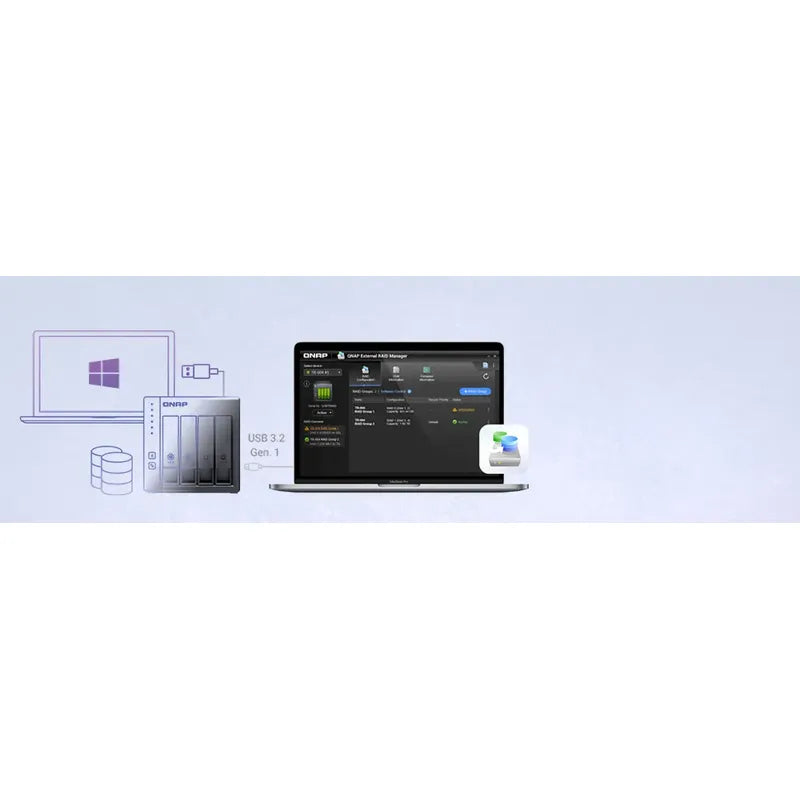 Gabinete De Expansión Raid Qnap Tr-004 De 4 Bahías Con Usb-c