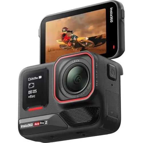 Camara De Accion Insta360 Ace Pro 2 8k + Duo De Baterias Negro